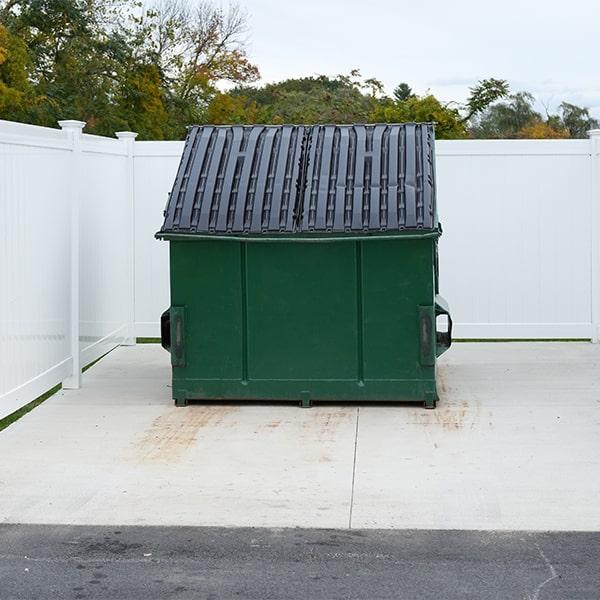 we offer customizable service prepare for our commercial dumpsters, with options ranging from daily to month-to-month pickup